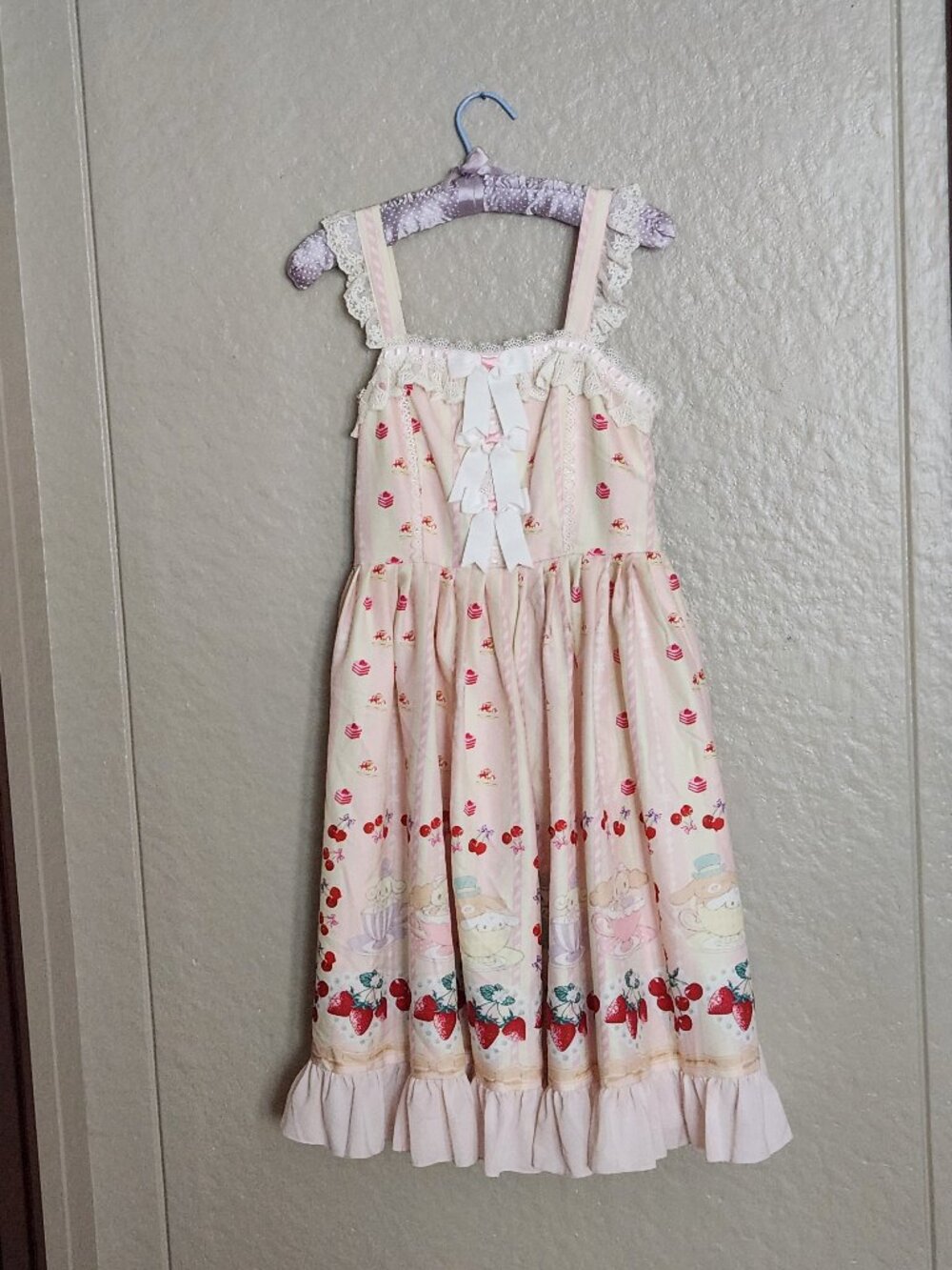 dreamy lace bow dress cinnamoroll lolita style